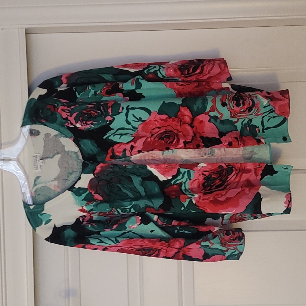 Joseph A 3/4 length sleeve sweater